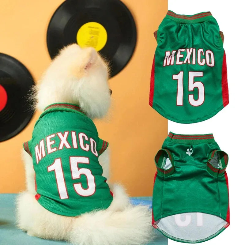 Dog Football Uniform Large Dog Jersey