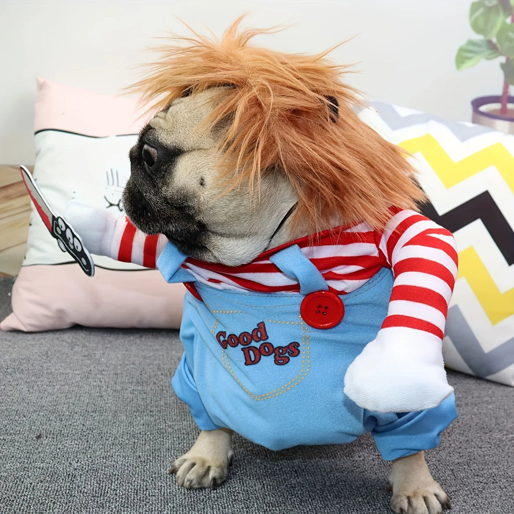 Dog Cosplay Clothes Bloody Doll