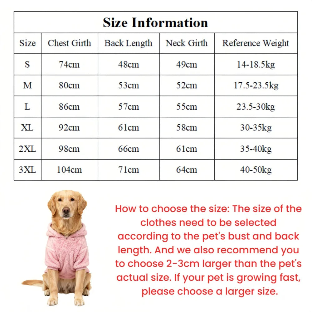 Dog Clothing for Winter - Medium & Large Dogs