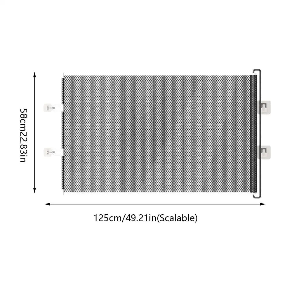 Dog Gates For Doorways Retractable Mesh Pet Gate