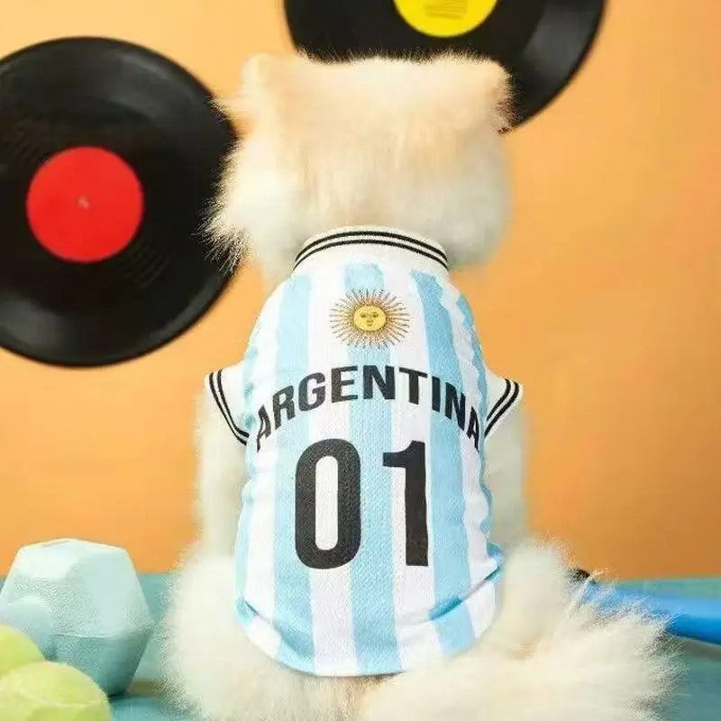 Dog Football Uniform Large Dog Jersey