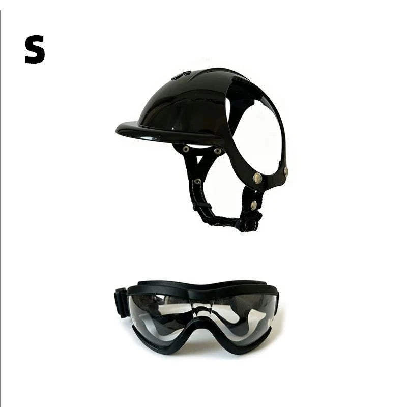 Pet Helmets Windproof Transparent Glasses Sunglasses