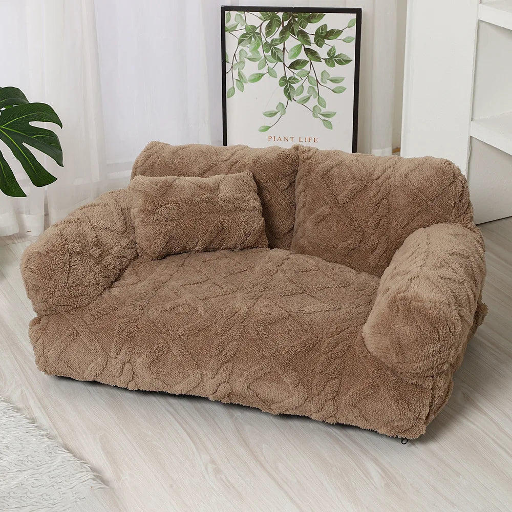 Winter Warmth Removable Washable Large Pet Bed