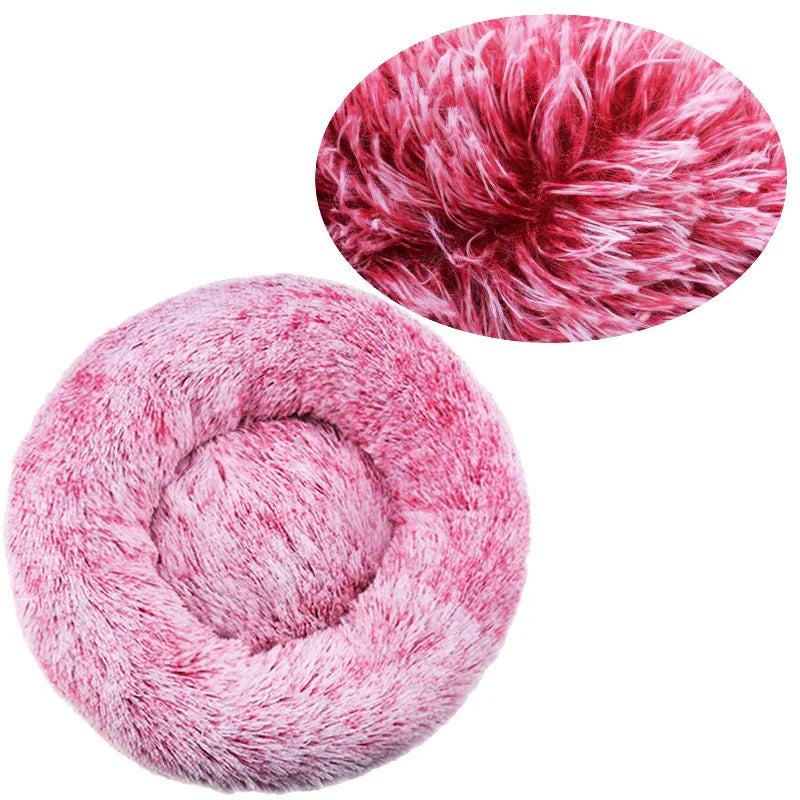 6 Sizes Round Pet Bed for Warm Sleeping