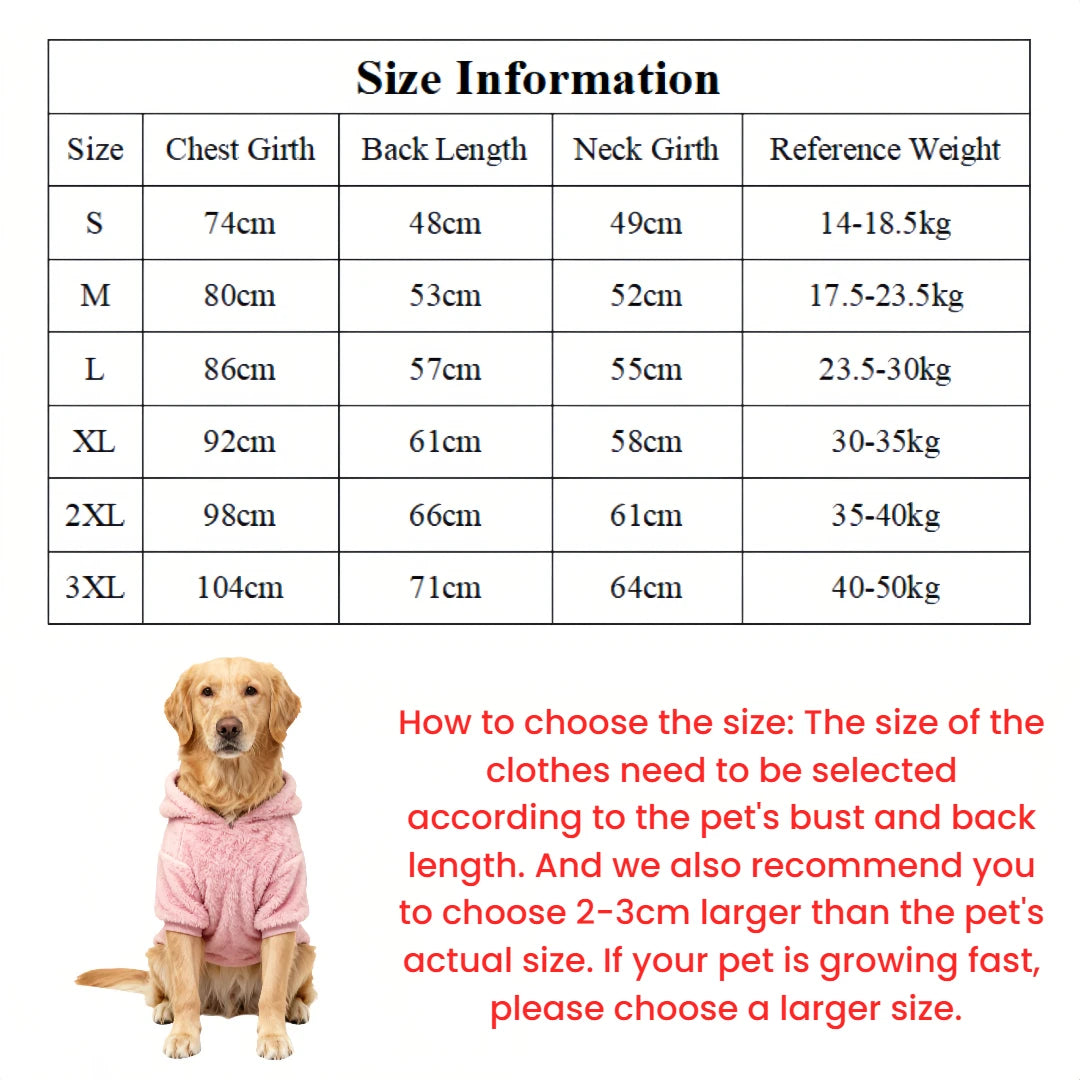 Dog Clothing for Winter - Medium & Large Dogs